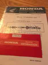 Honda 125 S3 XL CG TL T CB K JX XLS , circulaires information technique SAV 