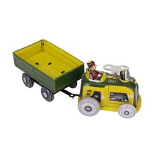 Tracteur et remorque vintage