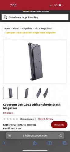 Cybergun colt 1911 officer - colt,