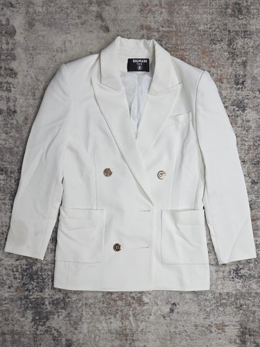 Blazer balmain blanc taille - blazer,