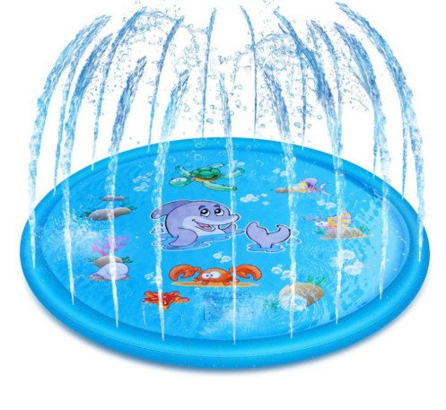 Tapis jet eau gonflable - de, d'eau