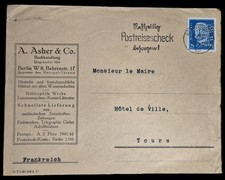 Enveloppe Avec Timbre Perforé