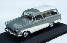 Opel Rekord P1 Caravan Année 1957-1962, Gris Clair, Minichamps En M. 1:43, OVP
