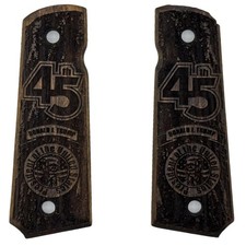 Poignées en noyer Colt 1911 - 45 sceau présidentiel Donald Trump -...