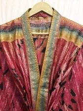 Robe Kimono Midi En Soie Pure