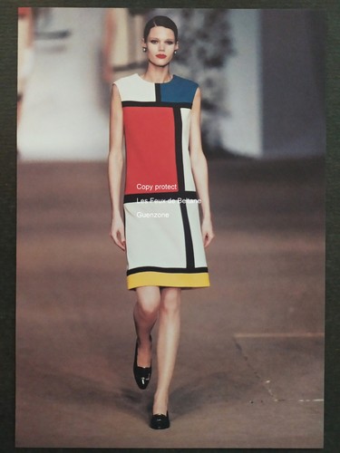 Robe mondrian yves saint - robe,