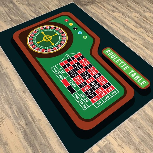 Casino roulette wheel on - roulette,