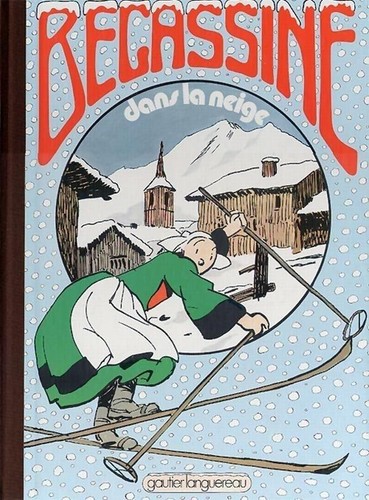Livre bécassine dans neige - livre, la