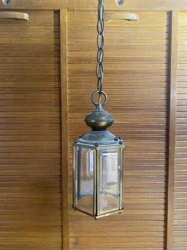 Antique brass vestibule