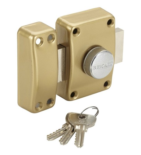 Verrou porte bouton et - porte, à
