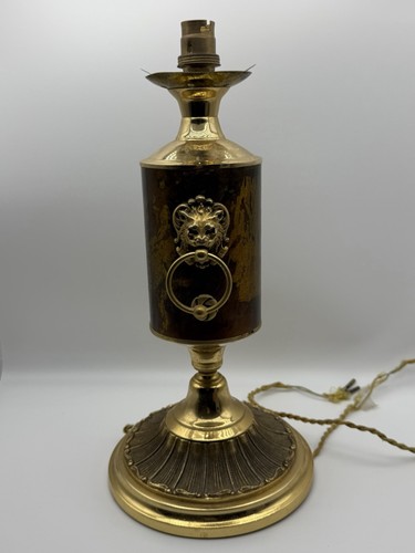 Pied lampe bronze tête - tête, de