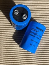 PHILIPS AUDIO GRADE CAPACITOR 4700uf-100V Q DC  40/085/56