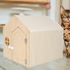 Maison en bois pour chat