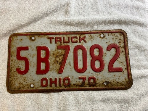 1970 ohio truck license plate - 1970,