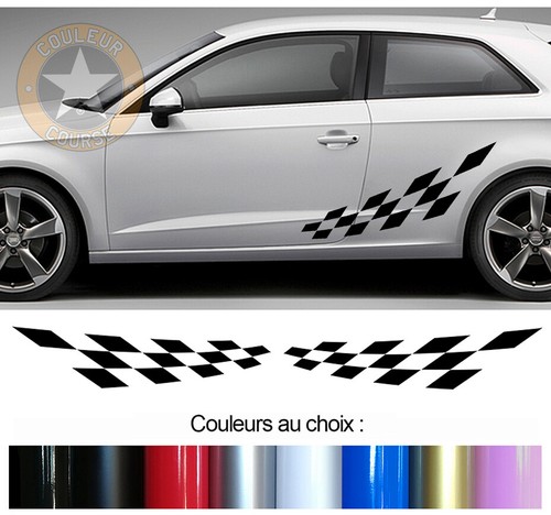 Bandes damiers pour - pour, audi