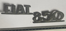 FIAT 850 SEDAN / COUPE insigne emblème plaque monogramme logo vintage