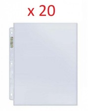 20 feuilles Ultra Pro Platinum