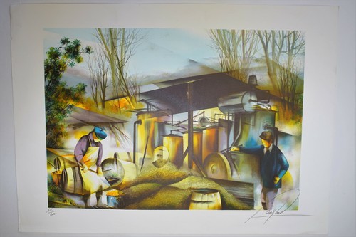 Lithographie raymond poulet - raymond,