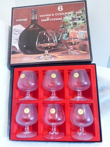 Gros verres cognac cristal - cognac,