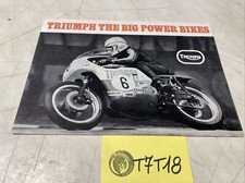 Triumph 750 650 Bonneville Tiger 500 daytona  brochure catalogue prospectus