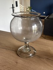 GRAND BOCAL A SANGSUE EN VERRE SOUFFLÉ EPOQUE 19EME