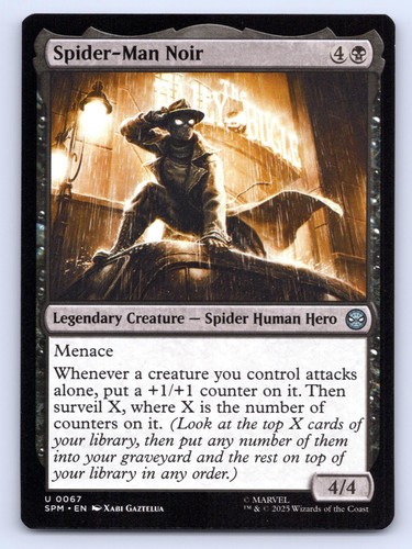 Spider man noir uncommon - 67,
