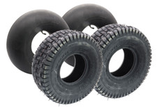 SECURA 2 pneus 15x6.00-6 avec chambres à air adapté aux tondeuses autoportées