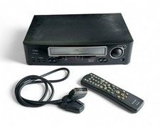 Magnétoscope VHS Philips VR686 – PAL / SECAM – Télécommande + Câble Péritel 