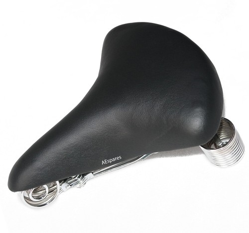 Selle cuir noir confort - en,