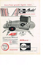 PUBLICITE ADVERTISING  1960