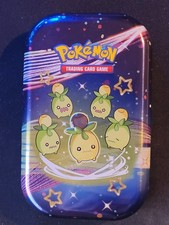 Boîte métal vide Mini Tin Pokémon Destinées de Paldea Olivini + Goodies