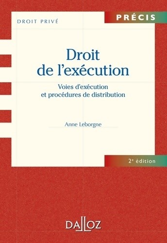 Droit exécution voies - de,