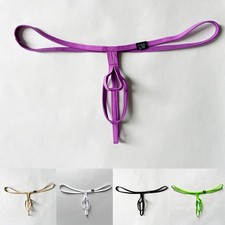 Mini slip sexy homme sous vêtement avec fine ceinture pochette de séparation s