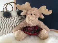 4 ⚜️ Peluche Doudou Jean Paul Gaultier Le Cerf Renne Elan Marionnaud 30 Cm Assis