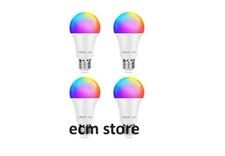 Lepro Pack de 4 Ampoules LED E27 A60 LED BULB 806 lm RGB 9W /EBSC