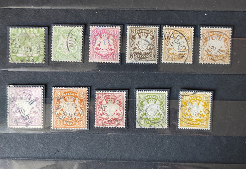 Bayern baden 1867 - 1, 1867/73.