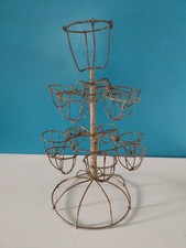 Ancien Présentoir Des Années 1950 De Bar Bistrot En Fil De Fer 