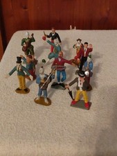 Lot De 11 Figurines Starlux Cirque Clown,Dompteur... Ancienne 