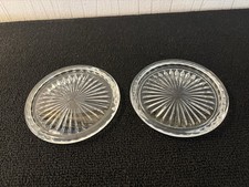 Lot 2 dessous de bouteille en cristal (prix des deux)