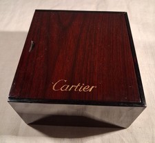 BOÎTE CARTIER EN BOIS TEINTE