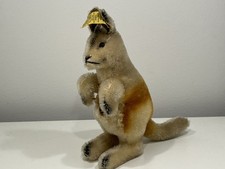 Peluche Steiff animal collector 0700/14 kangourou avec bébé 16 cm état voir p...