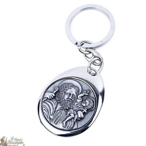 Porte cle saint christophe - porte,