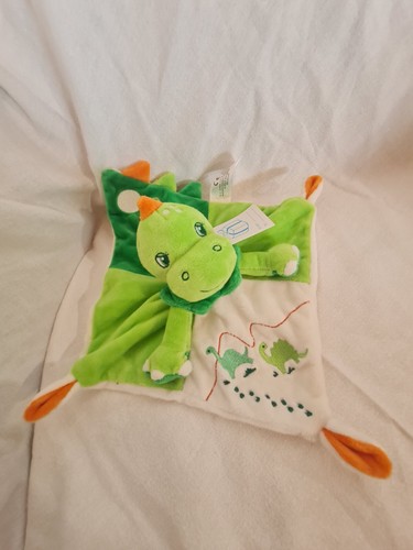 Doudou plat dinosaure dragon