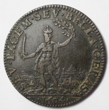 HENRI IV : BEAU ET RARE JETON DE L'ADMINISTRATION MUNICIPALE DE PARIS 1604