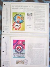 Encouragement à l'industrie, machine outil    :   2 FDC - CEF en TB état.