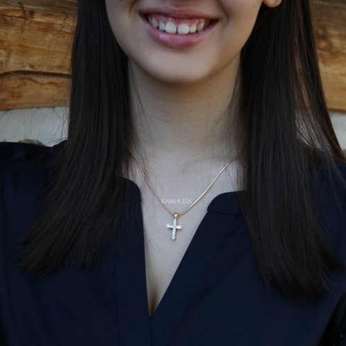 Collier religieux dainty cross - collier,