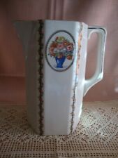 ancien broc de toilette faïencerie Digoin Sarreguemines signé numéroté