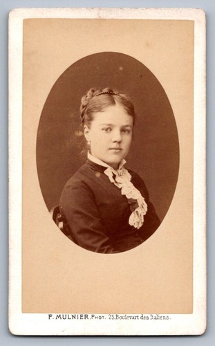 Cdv 1880 alexandrine blanchet - cdv,