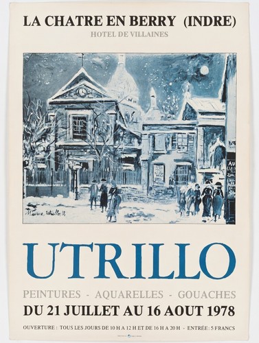 Utrillo exhibition la chatre - exhibition, /