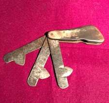 Ancien Couteau - Flamme De Vétérinaire 